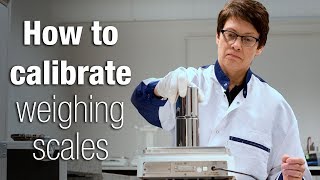 How to calibrate weighing scales [upl. by Latrell]