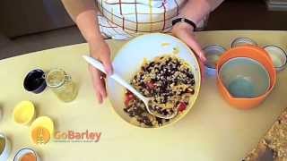 Black Bean Barley Salad [upl. by Yerga562]