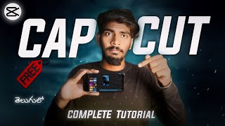 Complete Capcut video Editing Course  Free  Capcut video Editing Tutorial  Telugu [upl. by Euk]