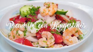 ¡Sorprende con Picadillo y Langostinos – Receta de Delicioso Salpicón [upl. by Arette]