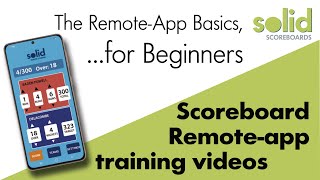 Beginners  RemoteApp scoreboard control [upl. by Anwahsat]