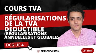 DCG UE 4 TVA  La régularisation de la TVA  régularisations annuelles et globales [upl. by Lubin]