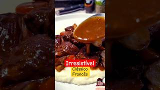 Como fazer uma carne clássica receitas france comida [upl. by Eihs330]