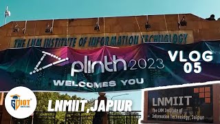 LNMIIT Jaipur vlog  Shark tank and and Robotics events  Plinth 2023  Vlog 051 [upl. by Albina916]