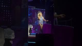 Sabrina Carpenters new position for quotJunoquot  Short n Sweet Tour Detroit [upl. by Lubin]