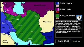 The Invasion of Iran 1941 Every Day [upl. by Oiznun]