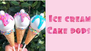 Ice cream cake pops [upl. by Ernaline]