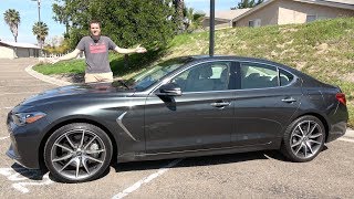 The 2019 Genesis G70 Is the Newest Luxury Sport Sedan [upl. by Yhtir]