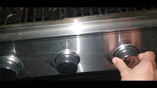 How to turn on Expert Grill 3 Burner Propane Gas Grill [upl. by Eceinal]