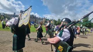 Balaklava Pipes And Drums at purple poppy event 030824 [upl. by Storz]