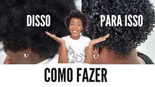 Relaxamento profissional em cabelo crespo  Tutorial passo a passo [upl. by Alit]