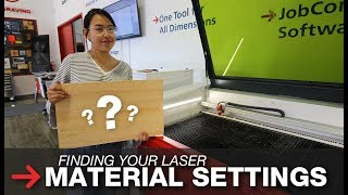 Finding the Right Laser Settings  Laser Material Parameters  Trotec [upl. by Eniamej430]