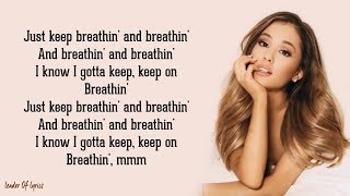 Ariana Grande  breathin Lyrics [upl. by Josefina245]