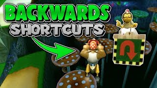 Mario Kart Wii  Backwards Shortcuts [upl. by Silecara]