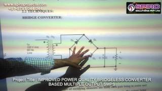 IMPROVED POWER QUALITY BRIDGELESS CONVERTER BASED MULTIPLE OUTPUT SMPS [upl. by Aisela]