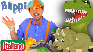 Impariamo i nomi dei dinosauri  Blippi in Italiano  Video educativi per bambini [upl. by Atinahs]