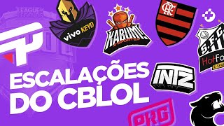 SAIU AS ESCALAÇÕES DO CBLOL 2020 2° SPLIT [upl. by Jacobba206]