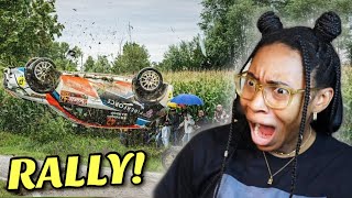 AMERICAN REACTS TO BEST RALLY RACING MOMENTS 🤯 CRASHES JUMPS amp MORE [upl. by Neros391]