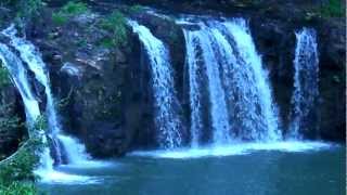 Slippery Slide Water Fall in Kilauea Kauai [upl. by Hailee]