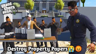 GTA 5 Franklin All Property Papers Under Duggan Boss 😭💔 Shinchan Want To Destroy Them😡Ps Gamester [upl. by Lorraine]