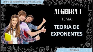 ALGEBRA 1 TEORIA DE EXPONENTES  Ejercicio 13 [upl. by Levine]