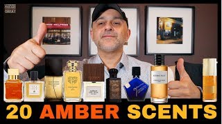 Top 20 Amber Fragrances  My Favorite Amber Scents 2019 🧡🧡🧡 [upl. by Nomzaj841]