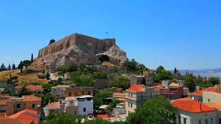 Athens Greece 🇬🇷 in 4K ULTRA HD 60FPS Video by Drone [upl. by Notgnimer]