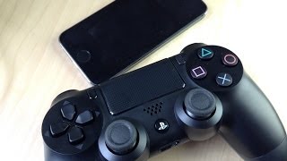 Play iOS games with Sony PlayStation Dual Shock 4 controller [upl. by Sadnak]