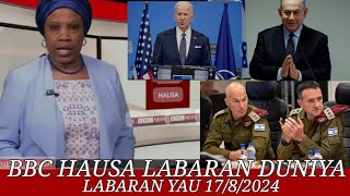 BBC HAUSA LABARAN DUNIYA Na YAU🇱🇷🇮🇱🇮🇳🇳🇪 1782024 [upl. by Jennette]