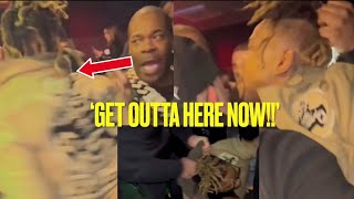 Busta Rhymes PHYSICAL ALTERCATION With Rapper Nizzle Man At French Montana Album Release Party [upl. by Kucik]