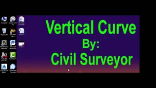 How to Calculate Interval of Vertical Curve in Excel UrduHindi [upl. by Jephum521]