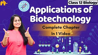 Biotechnology and its Applications Class 12 Biology  NCERT Chapter 12  CBSE NEET [upl. by Wohlert]