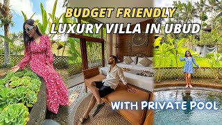 Best budget villa in UBUD with private pool best villa in Ubud Bali luxury villa in Ubud in budget [upl. by Anastasia]