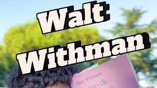 🧠Walt Whitman  Canto a mí mismo ✍🏻 librosrecomendados [upl. by Calore280]