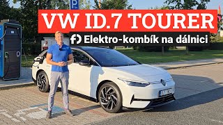 Kolik ujede VW ID7 Tourer na dálnici [upl. by Sueaddaht]