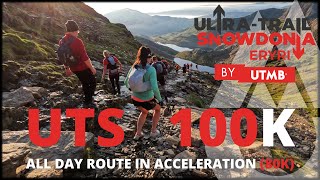 ULTRATRAIL SNOWDONIA by UTMB UTS 100K Snowdonia National Park Wales All Day Route Accelerated [upl. by Fairley987]