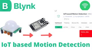 IoT based Motion detection using ESP32 amp Blynk IoT  IoT based security Projects iot blynk [upl. by Gladine]