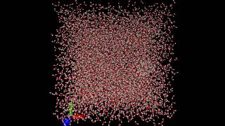 Molecular dynamics simulation of polycaprolactone in water [upl. by Bernarr]