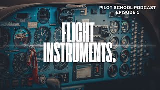 Flight Instruments  E1  The Pilot School Podcast  Private Pilot License [upl. by Irallih]