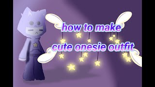 How to make a cute onesie in gachagacha tutorial [upl. by Gnoht]