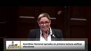 Asamblea Nacional aprueba en primera lectura unificar elecciones [upl. by Aiuqram407]