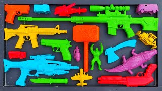 Membersihkan Nerf Ak47 Assault Rifle Shotgun Sniper Rifle Glock Pistol M16 Nerf gun Eps 120 [upl. by Carper355]