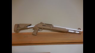 Cardboard Benelli M4 Super 90 M1014 [upl. by Fasto747]