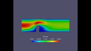 OpenFOAM FSI Simulation IV [upl. by Solim]