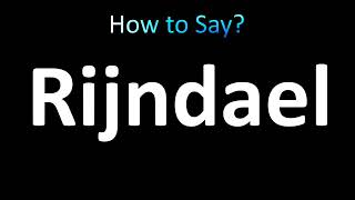 How to Pronounce Rijndael correctly [upl. by Adekam]