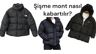 şişme mont nasıl ütülenir şişme mont nasıl kabartılır how to iron a puffer jacket [upl. by Tratner590]