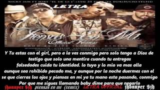 piensas en mi remix nicky jam ft jory yelsid luigy 21 letra 2012 new reggaeton jh [upl. by Kaleb]