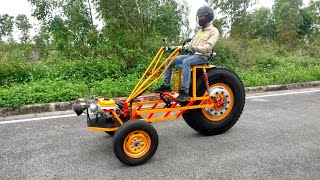 Build A Crazy Trike Use Giant Wheel And Unforgettable Experiment [upl. by Cointon]