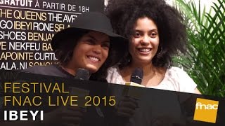 Ibeyi  Festival Fnac Live 2015 [upl. by Atikihc]