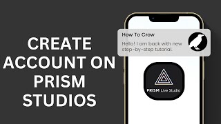 How to Create New Account on Prism live Studio  Tutorial For Android [upl. by Waverley]